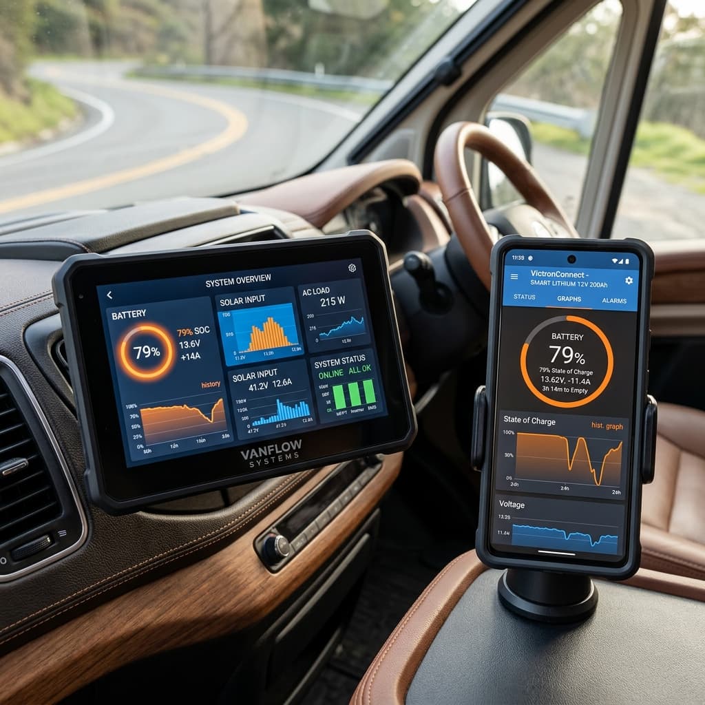 Victron monitoring: Cerbo GX, VRM portal and VictronConnect app